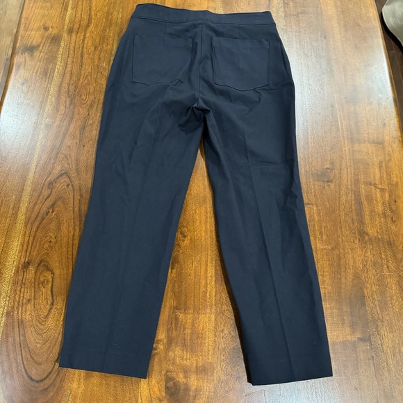 Spanx Polished Ankle Slim Pants On The Go in Classic Navy Size Large Petite - Picture 4 of 12